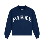 mock neck sweatshirt parke