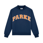 navy and orange parke sweatshirt