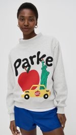 parke mockneck nyc sweatshirt​