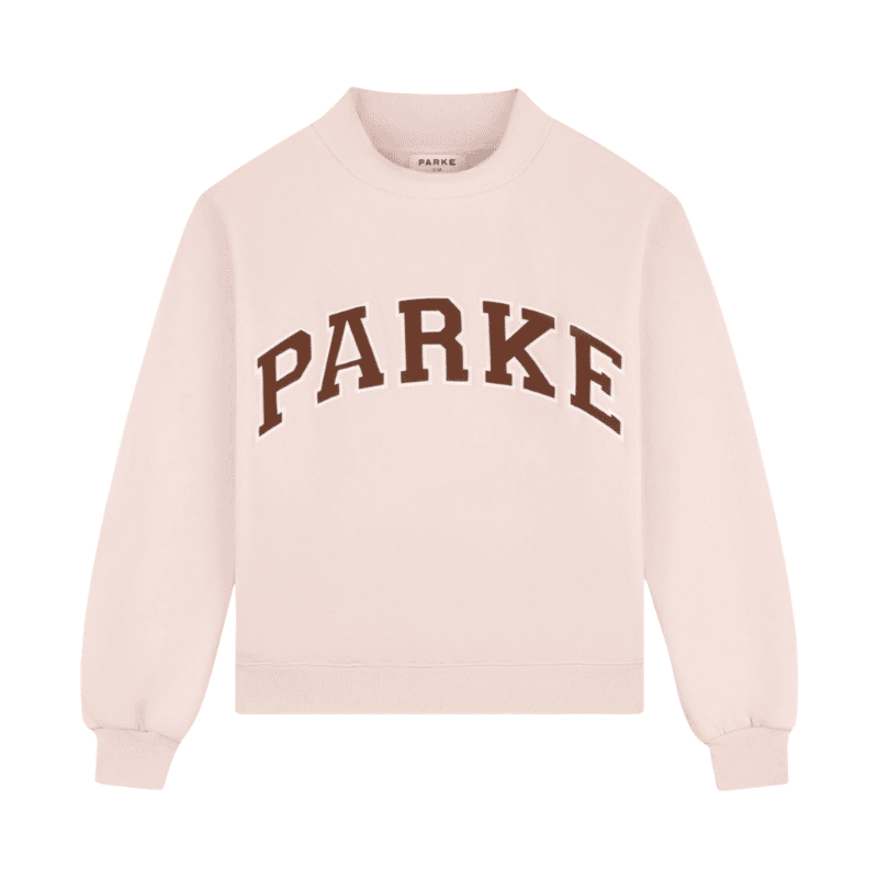pink and brown parke sweatshirt pink and brown parke sweatshirt