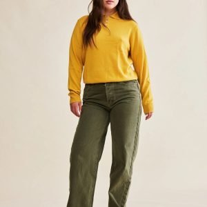 Classic Straight Jeans Olive