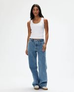 Low Rise Baggy washed Jeans