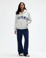 Parke Grey Zip Up Hoodie