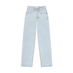 Parke Straight Leg Washed Jeans