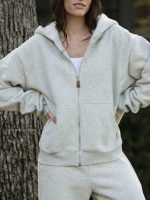 Parke grey Zip Up Hoodie hometown
