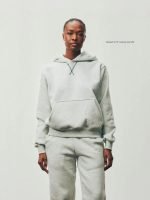 parke Grey hoodie mock neck​
