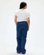 parke straight denim jeans​ back