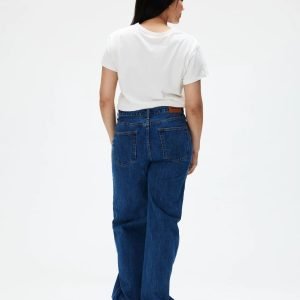 parke straight denim jeans​ back