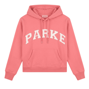 pink parke hoodie