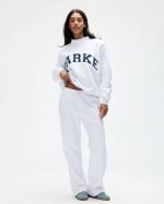 white boxer Sweatpants