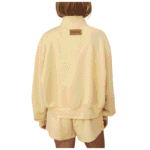 Parke Sweatshirt Yellow Model Back