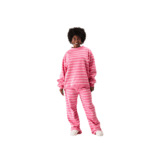 Parke Striped Mockneck Sweatshirt Front